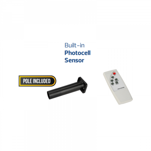 LED светильник уличный на солнечной батарее Horoz COMPACT PRO-40 40W 6400K 074-010-1040-020