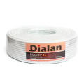 Коаксиальный кабель Dialan F660BV Cu (белый) 1,02 мм 75 Ом 100м (6шт/ящ) 002986