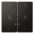 Клавиша 2-а Schneider Merten D-Life LED звонок / горничная «Антрацит» MTN3429-6034