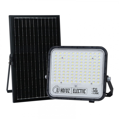 LED прожектор на солнечной батарее Horoz PRO-200 200W 6400К IP65 068-012-1200-010