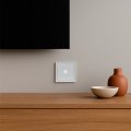 Розетка Ardero ER141TV-S Soft одинарна телевізійна срібло 8666 Розетка Ardero ER141TV-S Soft одинарна телевізійна срібло 8666