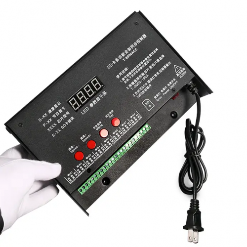 RGB контролер LT SPI smart програмуємий для адресної стрічки 5-24V з SD-картою та блоком живлення 073013
