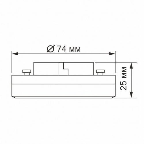 Світлодіодна LED лампа Videx 12W GX53 4100K VL-GX53-12534