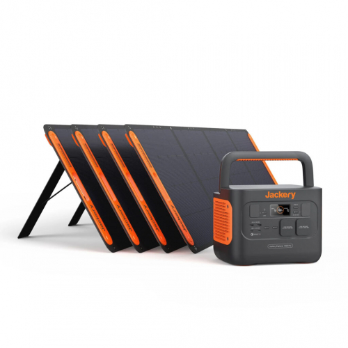 Солнечный генератор Jackery 1000 PRO 1000Вт/ч (Explorer 1000 PRO + 2 Solarsaga 80W) Solar-Generator-1000-Pro