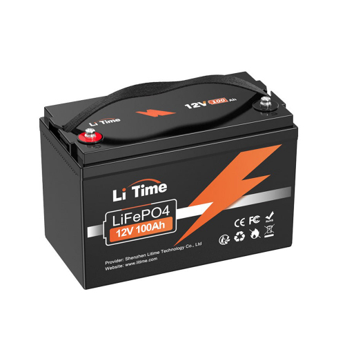 Акумуляторна батарея літієва LiTime Deep Cycle LiFePO4 12V 100Ah (1280Wh) litime-12-100-DC
