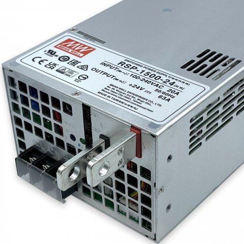 Блок живлення Mean Well 1500W 63A 24V IP20 RSP-1500-24