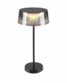 Настільна LED лампа Goldlux Casablanca акумуляторна вулична 2700K IP44 на сонячній батареї чорний 329899 Настільна LED лампа Goldlux Casablanca акумуляторна вулична 2700K IP44 на сонячній батареї чорний 329899