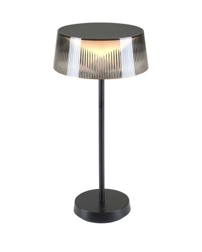 Настільна LED лампа Goldlux Casablanca акумуляторна вулична 2700K IP44 на сонячній батареї чорний 329899