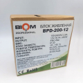 Блок питания Biom на DIN-рейку TH35/ЕС35 200W 16.7A 12V IP20 BPD-200-12 21772