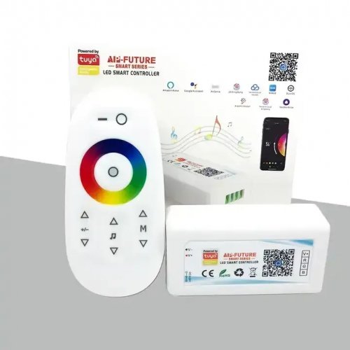 Контроллер Prolum RGB Wi-Fi 12-24V 18А TOUCH TUYA HomeLink с пультом 404001