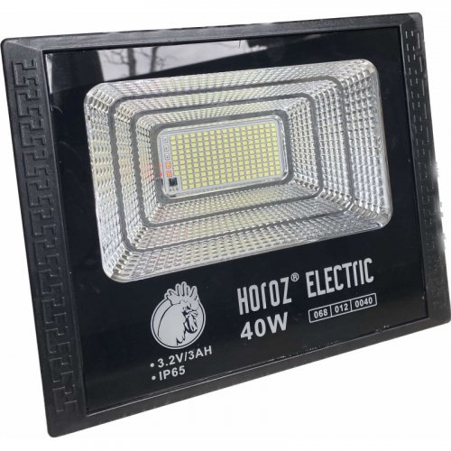 LED прожектор на солнечной батарее Horoz TIGER 40W 6400К IP65 068-012-0040-010