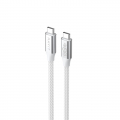 Кабель з'єднувальний зарядний HAVIT USB-C - USB-C PD100W 5A 1м White HV-CB6290