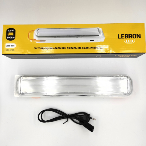 LED світильник акумуляторний Lebron L-EL-870 SMD2835 8.5W 1800MAH 16-95-30-1