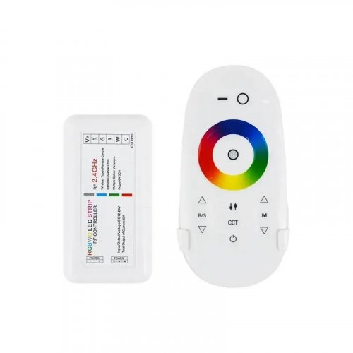 Контроллер с пультом Prolum RGB+CCT RF 18A 12-24A Full-TOUCH 402050