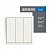 Выключатель Ardero EV113-W Soft трехклавишный белый 8689