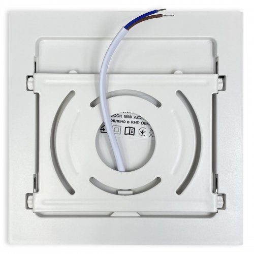 LED світильник накладний Biom 18W 5000К IP40 квадрат білий NL-1-S18-W-5 25792