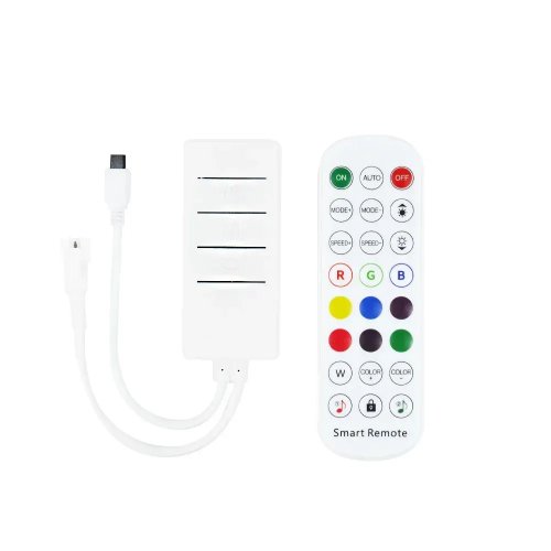 Контроллер Prolum RGB SPI RF Bluetooth 5-24V 8А (24 кнопки) 3PIN пульт 404011-S