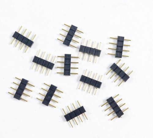 Конектор з'єднувач LT RGB 4pin-4pin "тато-тато"  22214