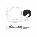 LED cветильник Videx Back 15W 4000K встраиваемый круглый VLE-DLFR-154 LED cветильник Videx Back 15W 4000K встраиваемый круглый VLE-DLFR-154