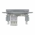 Розетка компьютерная RJ45 кат.5е UTP Schneider Asfora Сталь EPH4300162