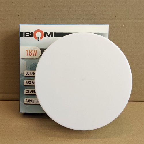 LED светильник накладной Biom 18W 5000К IP33 круг BYR-01-18-5 22142