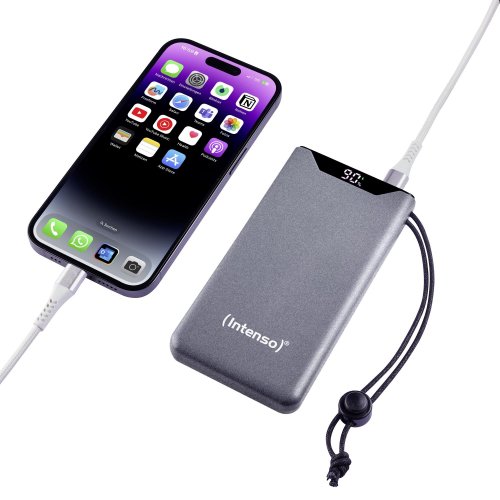 Портативний зарядний пристрій (повербанк) INTENSO 10000mAh QC3.0 F10000 GREY 7332034