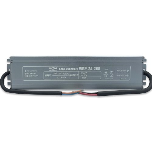 Блок живлення Biom Professional 200W 24V 8.3A IP67 WBP-24-200 27329