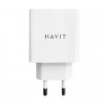 Швидкий зарядний пристрій HAVIT 18W USB QC3.0 і PD3.0 UC1015