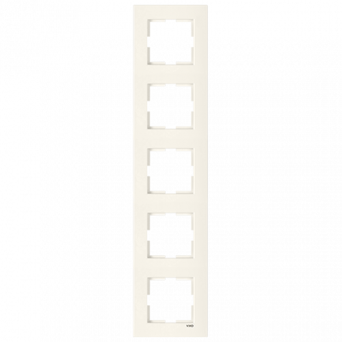 Рамка 5-я вертикальна Viko Karre кремова (90960234)