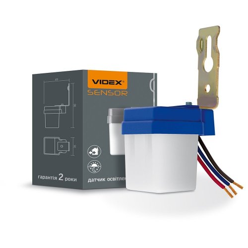 Датчик освещенности Videx 6A IP44 белый VL-SN01