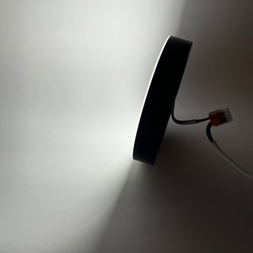 LED світильник накладний Biom 12W 5000К IP40 круглий чорний NL-2-R12-B-5 25795