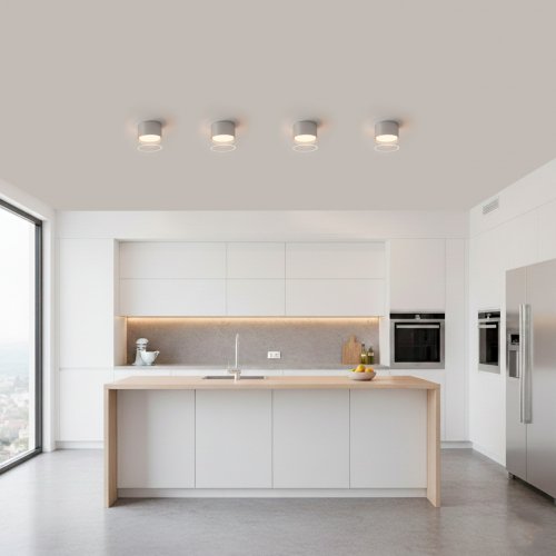 LED cветильник Eurolamp для ламп GX53 серебро LH-GX53(silver)