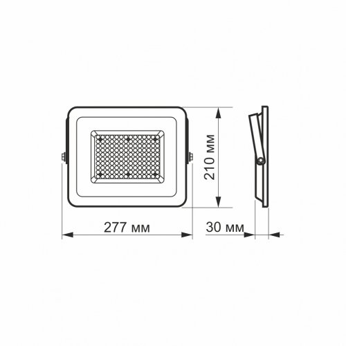 Світлодіодний LED прожектор 100W Videx F2e 5000К VL-F2e-1005W