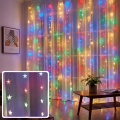 Led гирлянда Lebron L-CL-2023 штора 200LED 3х2м IP20 USB пульт ДУ мульти 15-18-96 Led гирлянда Lebron L-CL-2023 штора 200LED 3х2м IP20 USB пульт ДУ мульти 15-18-96