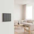Выключатель Ardero EV113-G Soft трехклавишный серый 8709 Выключатель Ardero EV113-G Soft трехклавишный серый 8709