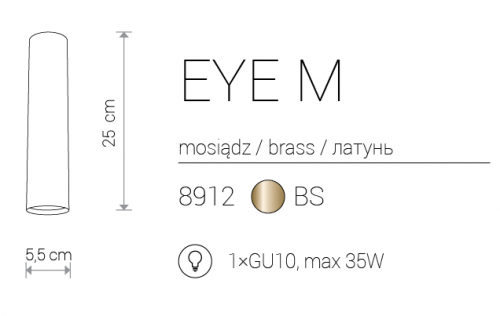 Світильник Nowodvorski EYE BRASS M 8912