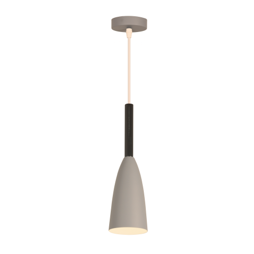Підвісний світильник Velmax V-CL-SPOON-Gr-Wh E27 23-10-04