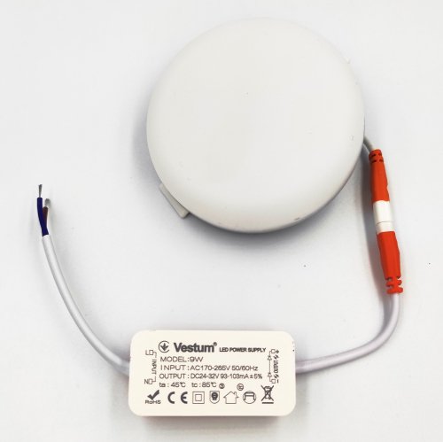 LED світильник Vestum коло "без рамки" 9W 4100К 1-VS-5504