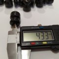 Ізолятор для ретро проводки RE керамічний чорний CI.1822.35
