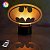 3D світильник "Бетмен 3" з пультом+адаптер+батарейки (3ААА) 437843РР