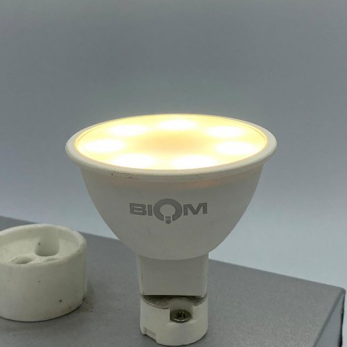 LED лампа Biom MR16 7W GU5.3 4500K BT-562 1593