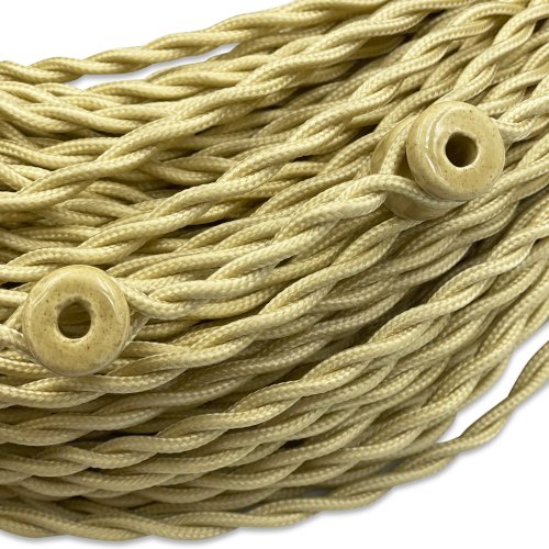 Ролик для ретро проводки RE керамічний капучино 96334535