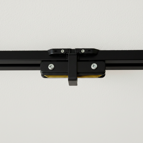 З'єднувач Eurolamp для магнітного шинопроводу прямий CNCTR-TR(black)S