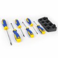 Набор отверток S&R серия S2 6шт + пластиковая полочка 250681206 Набор отверток S&R серия S2 6шт + пластиковая полочка 250681206