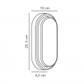 Уличный светильник Nordlux Cuba Energy Oval 6.5W 3000K IP54 2019181003