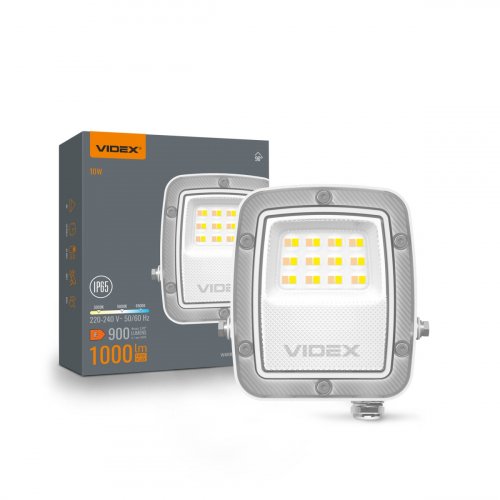 LED прожектор Videx F5 10W 3000/5000/6500K IP65 VL-F5-010CW