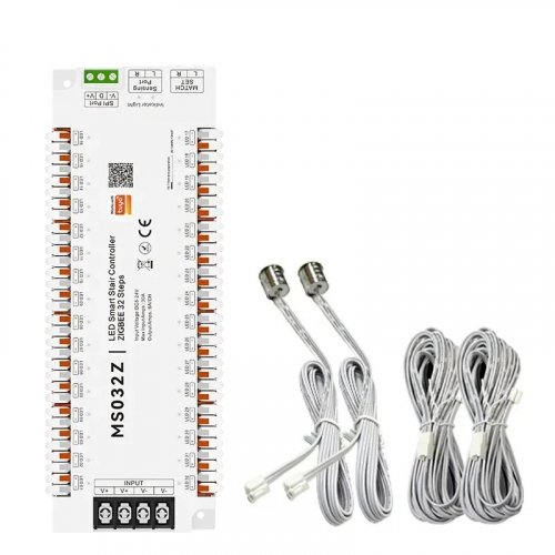 Контроллер Prolum TUYA для подсветки ступеней + SPI поручни 30A 5-24V ZigBee MS032Z 404036