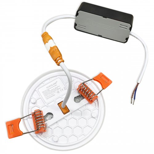 LED cветильник Eurolamp 9W 3000K круг LED-DLR-9/3(Е)