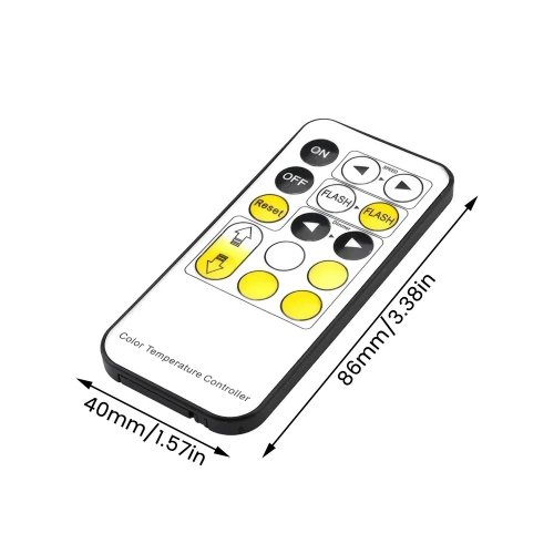 Контроллер Prolum SPI CCT:W+WW RF 5-24V 6А 2048px (15 кнопок) пульт 402049