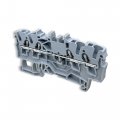 Клемма быстрого монтажа 4-проводная проходная Wago на DIN-рейку 2,5 (4) мм2 2002-1401 Клемма быстрого монтажа 4-проводная проходная Wago на DIN-рейку 2,5 (4) мм2 2002-1401